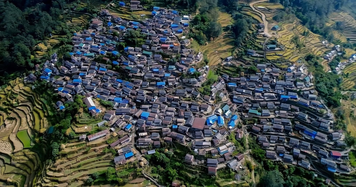 Bhujung Village — Main View